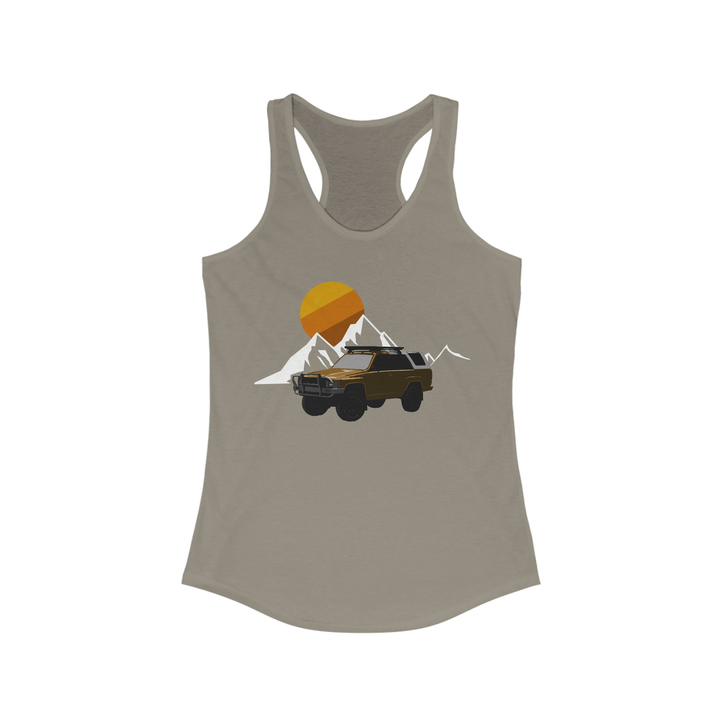 overland 1st gen womens ideal racerback tank 1, 4Runner Gear