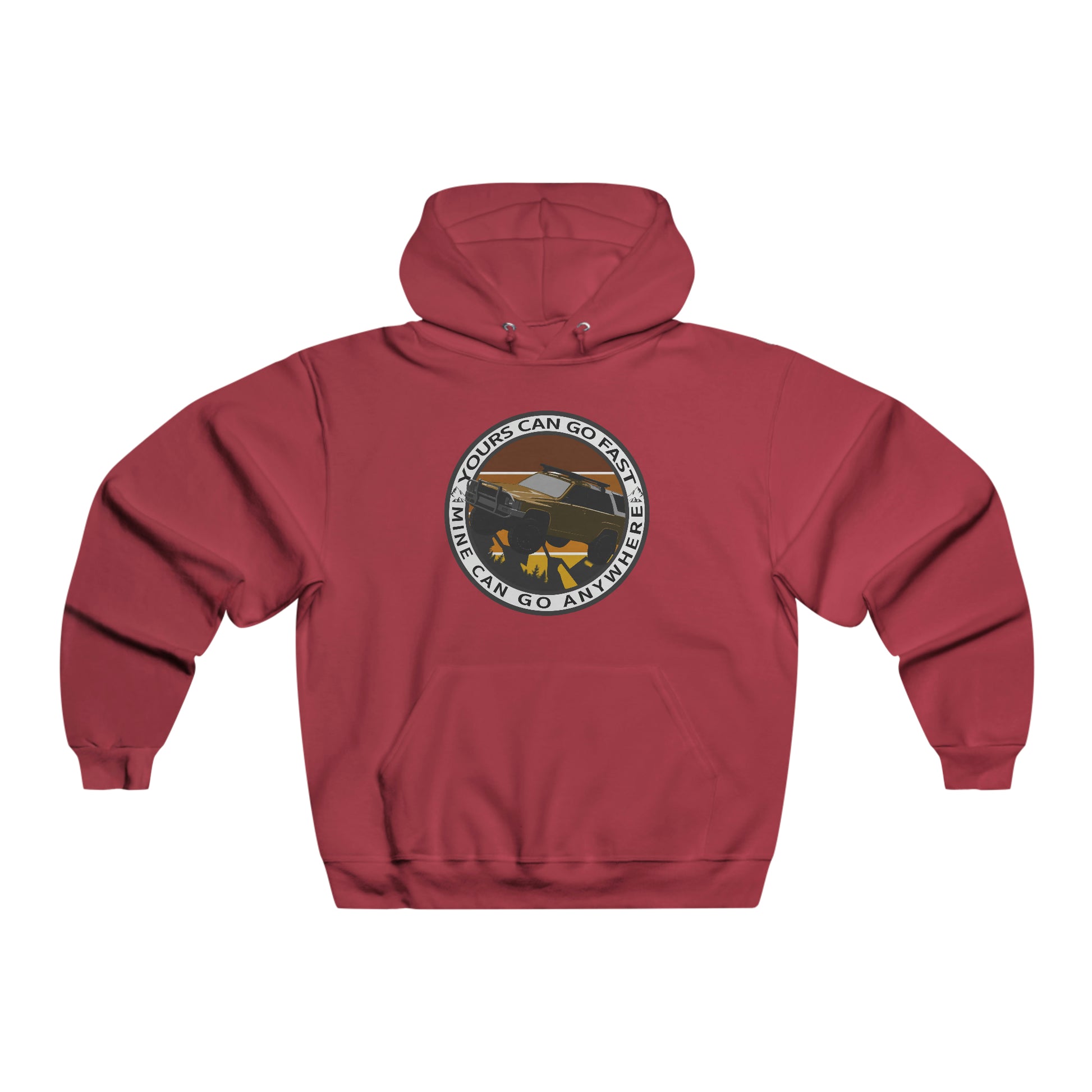 yours can go fast but mine can go anywhere 1st gen mens nublend® hooded sweatshirt 1, 4Runner Gear