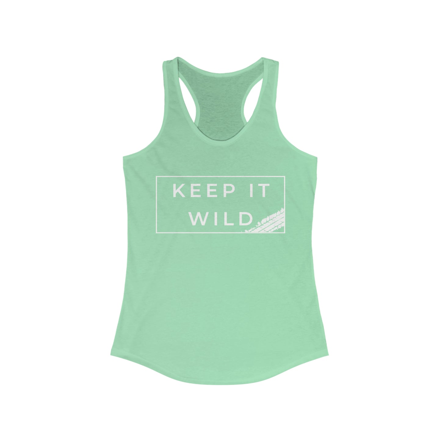 keep it wild womens ideal racerback tank, 4Runner Gear