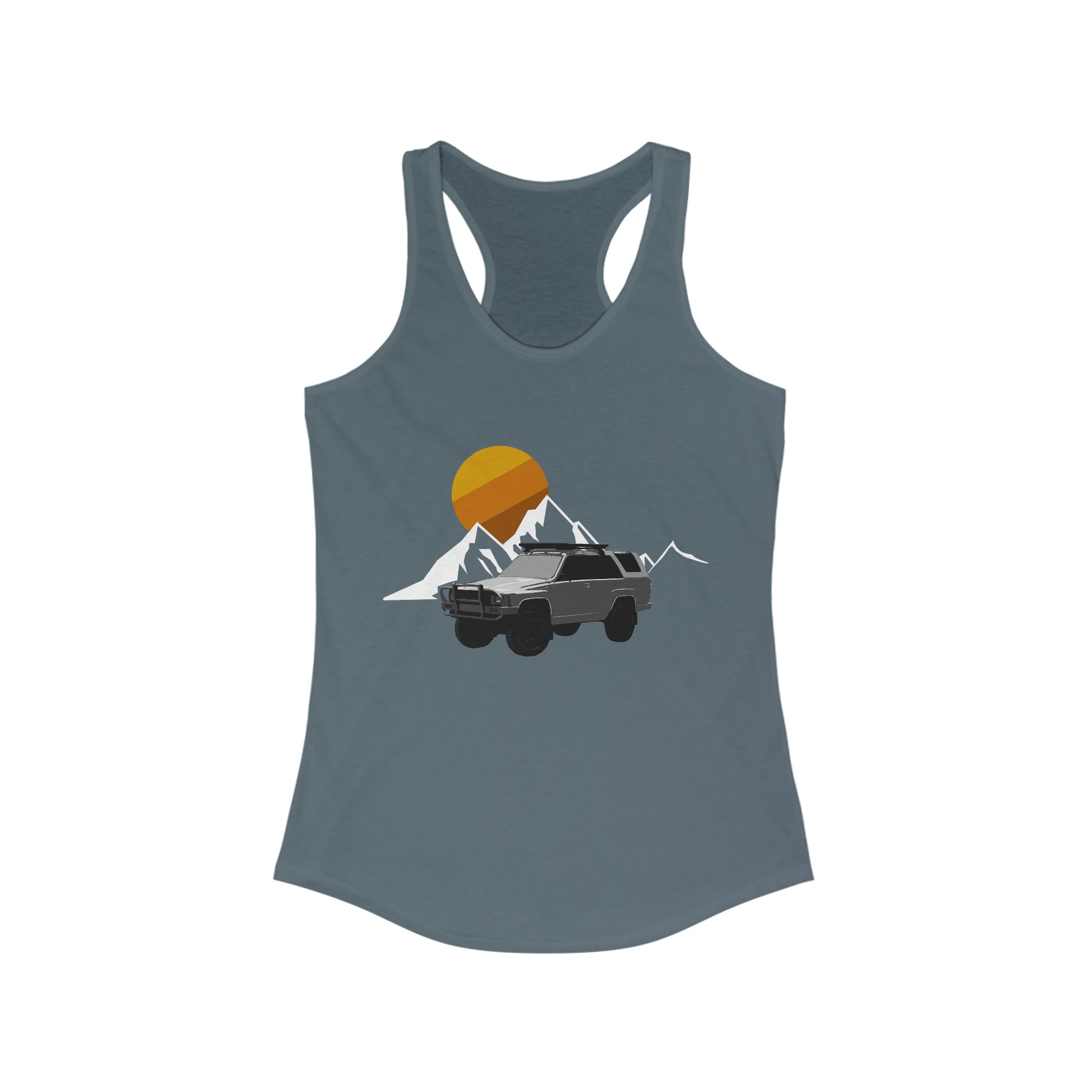 overland 1st gen womens ideal racerback tank, 4Runner Gear