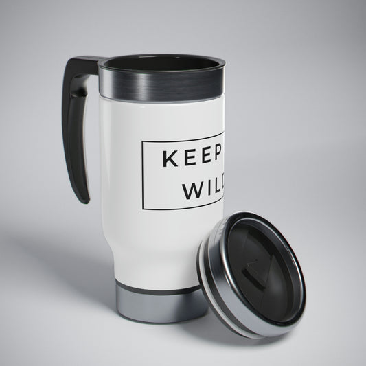 keep it wild stainless steel travel mug with handle 14oz, 4Runner Gear