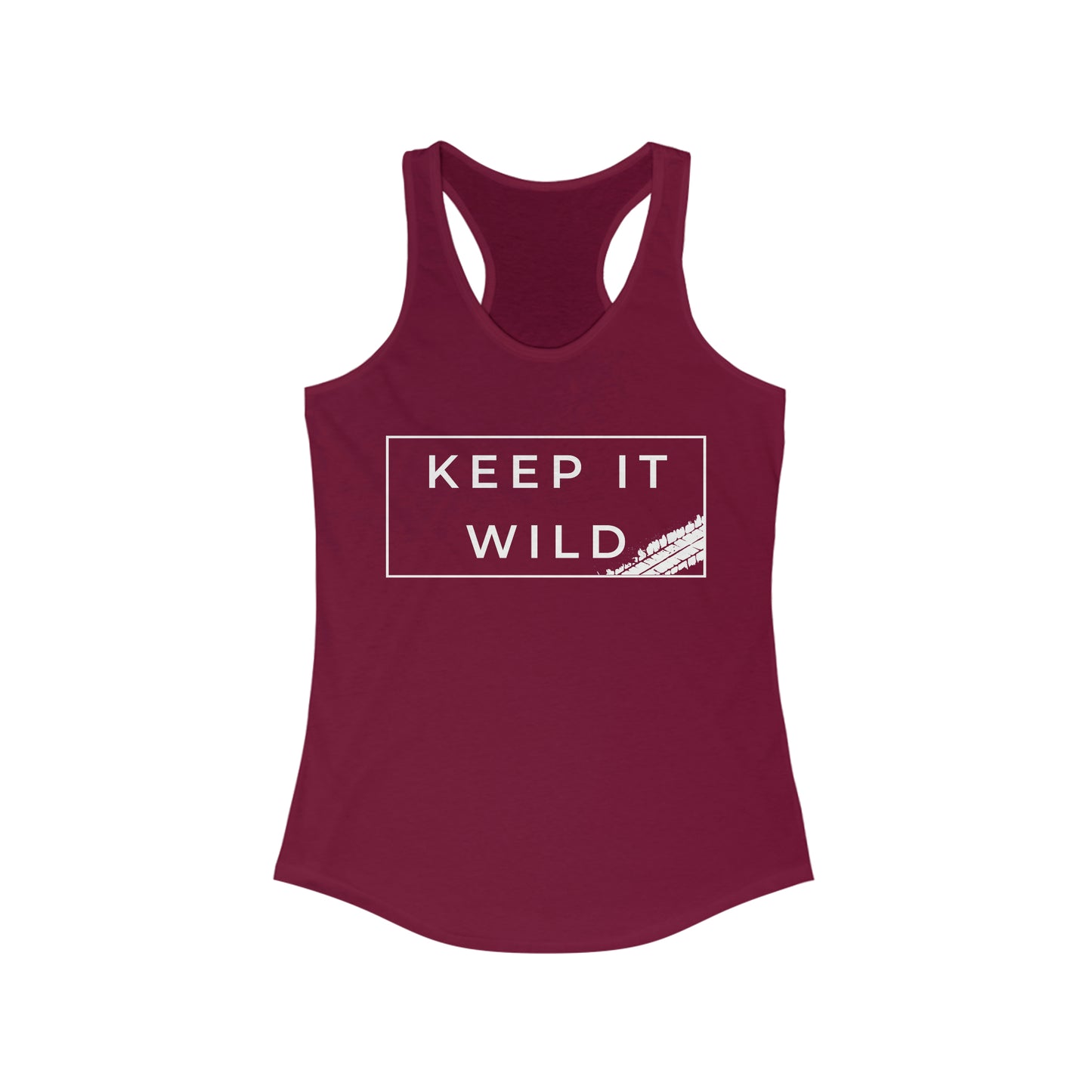 keep it wild womens ideal racerback tank, 4Runner Gear