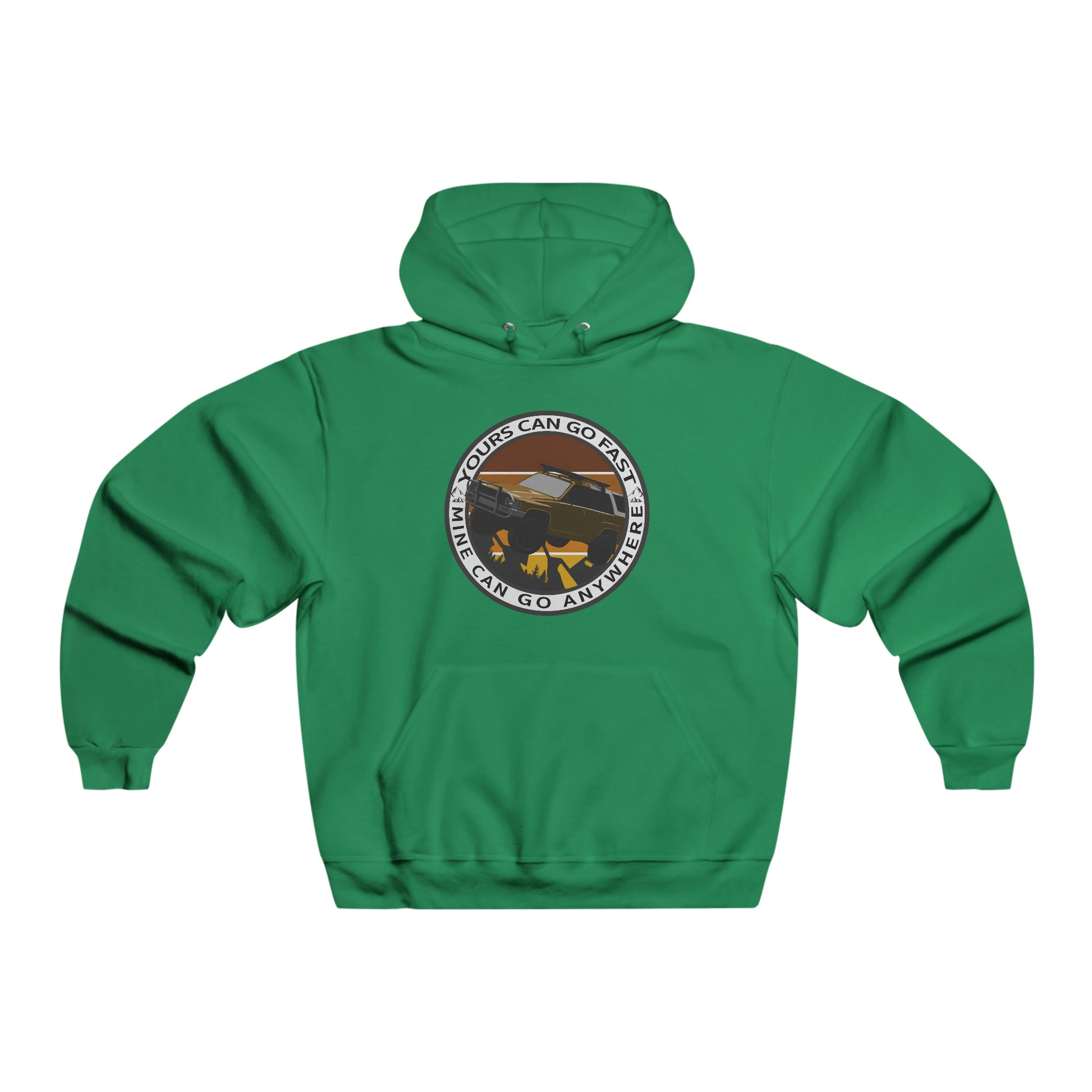 yours can go fast but mine can go anywhere 1st gen mens nublend® hooded sweatshirt 1, 4Runner Gear