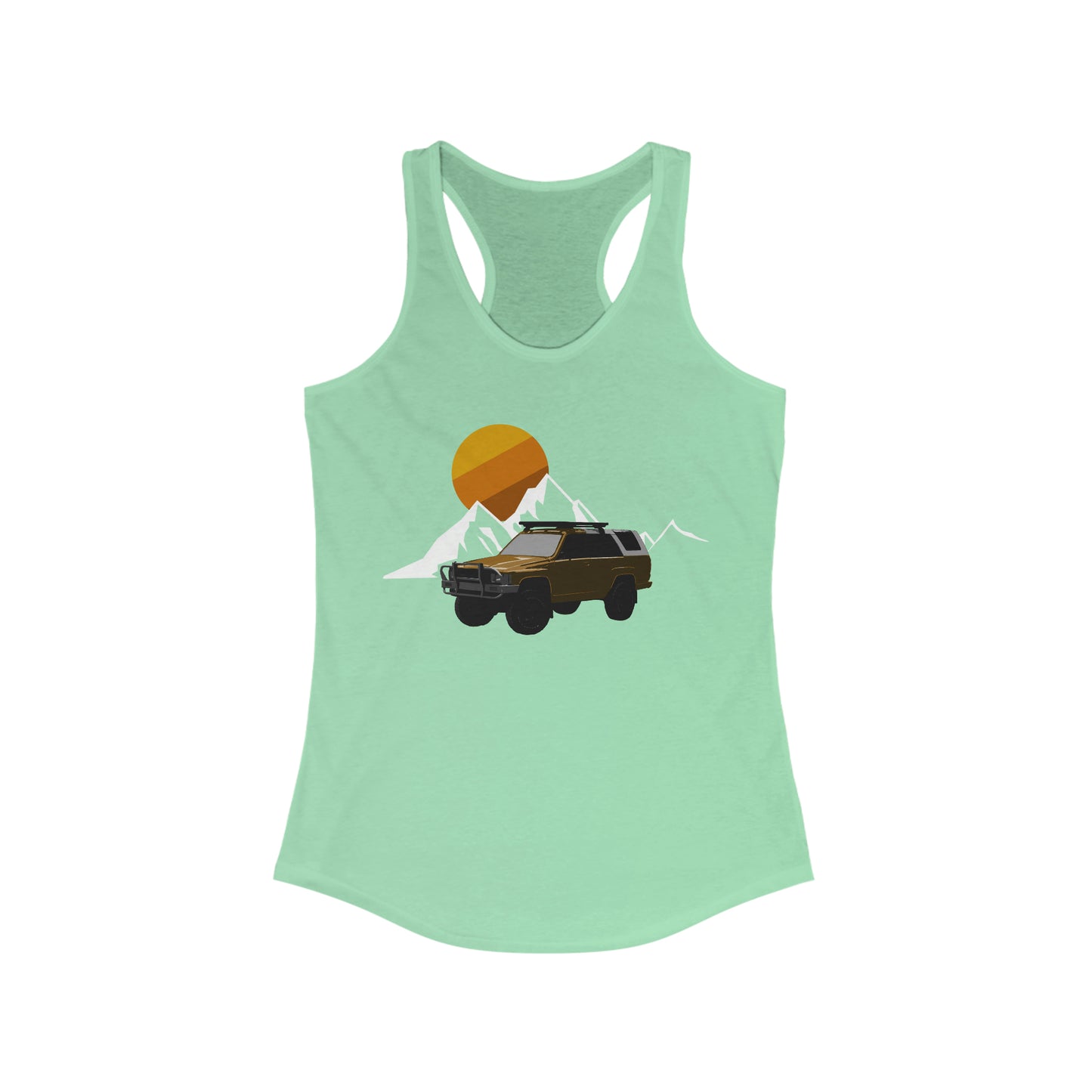 overland 1st gen womens ideal racerback tank 1, 4Runner Gear