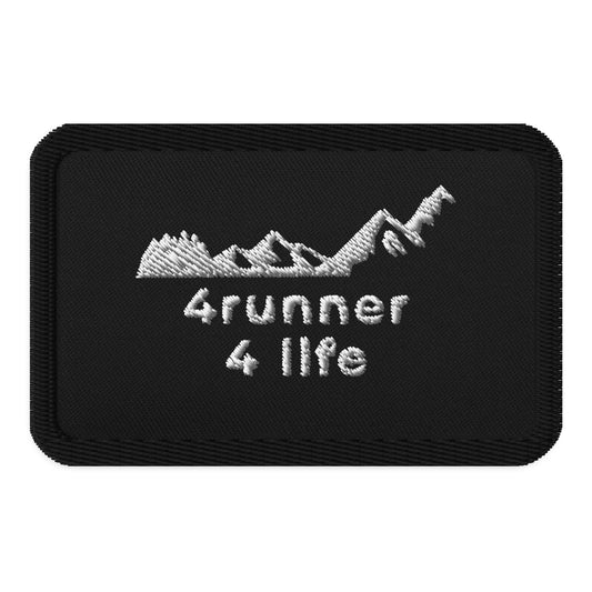 4runner 4life embroidered patch, 4Runner Gear