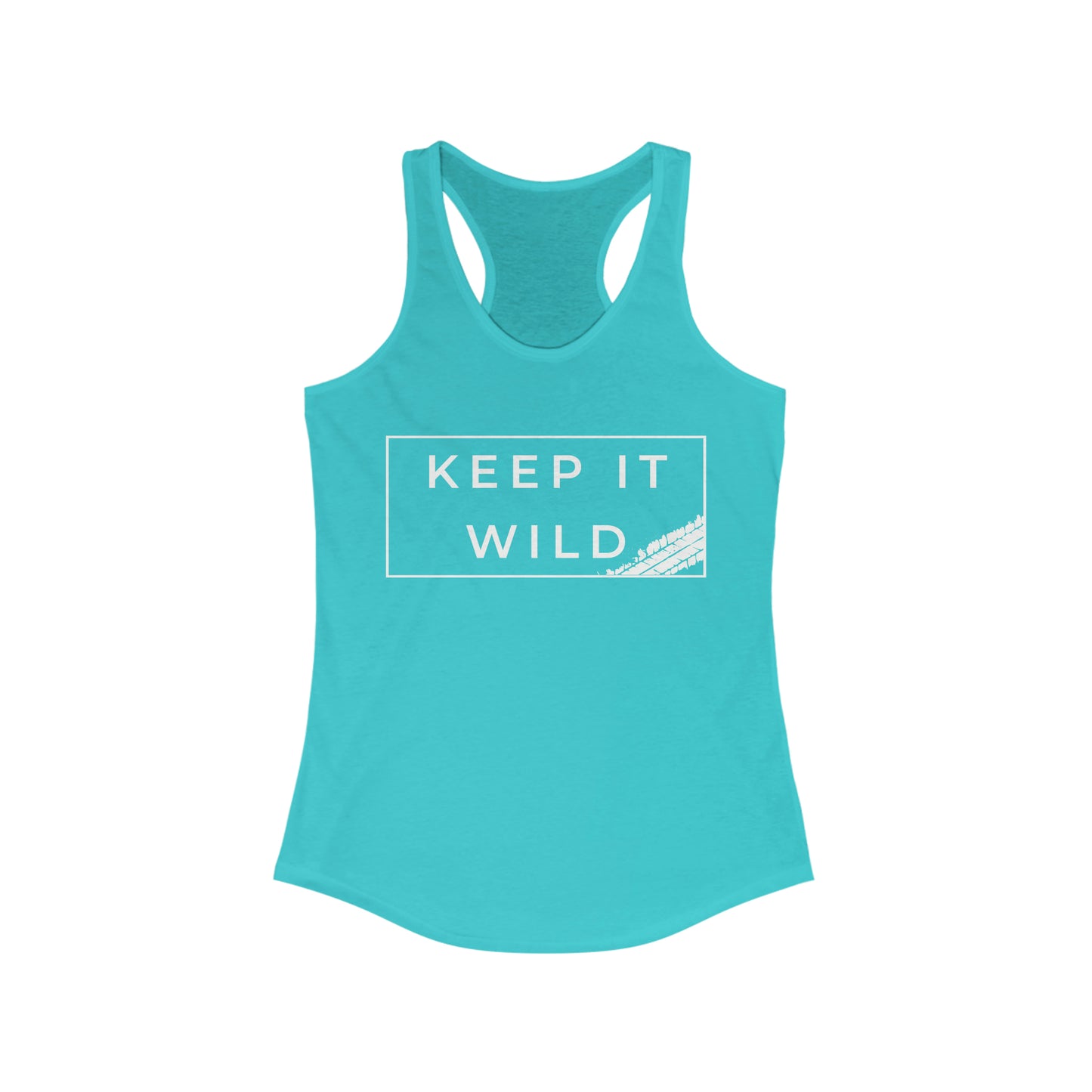 keep it wild womens ideal racerback tank, 4Runner Gear